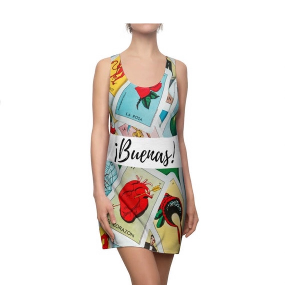 The Ultimate Loteria Racerback Dress! Buenas!